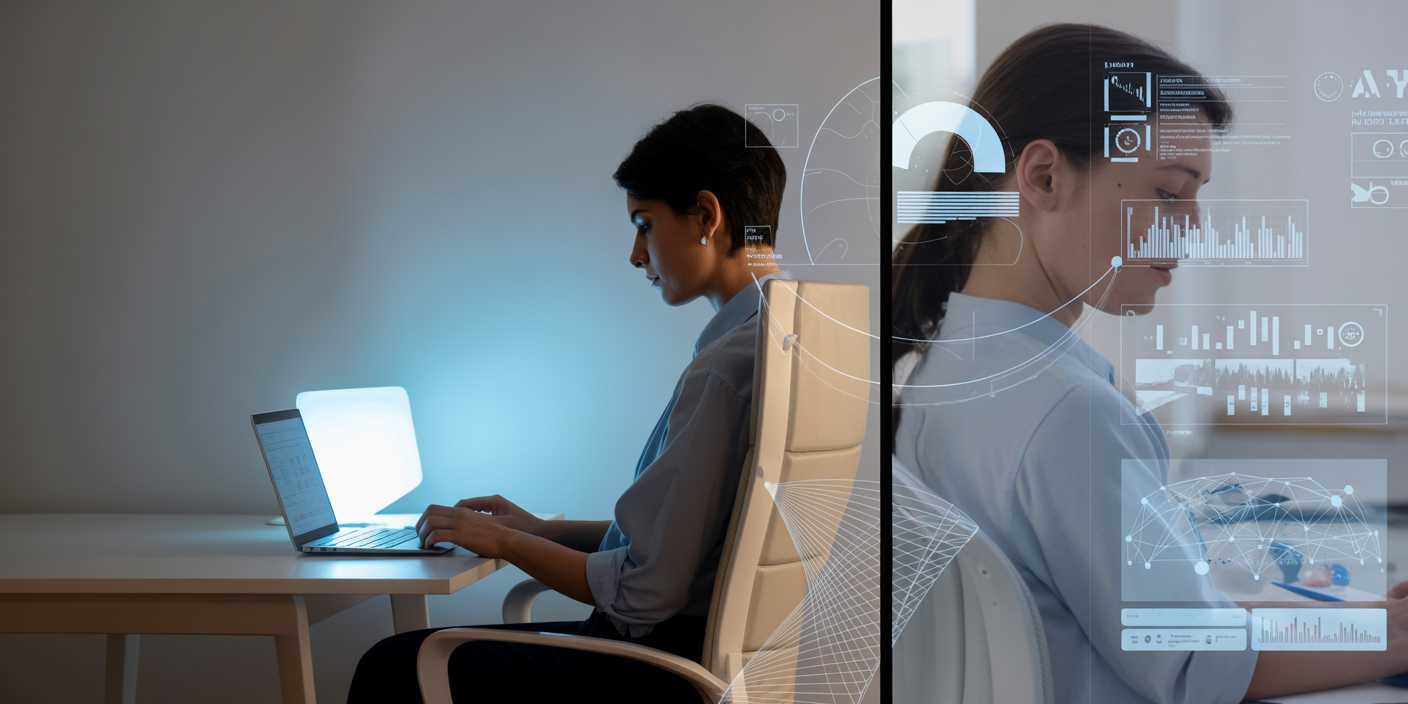 Ai mediation image showing both ai and online ads users