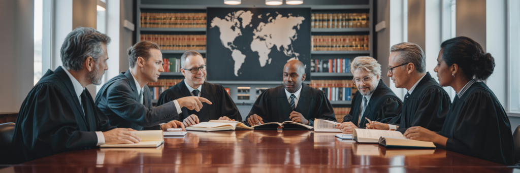 World judges focused on using mandatory mediation to resolve matters before court.